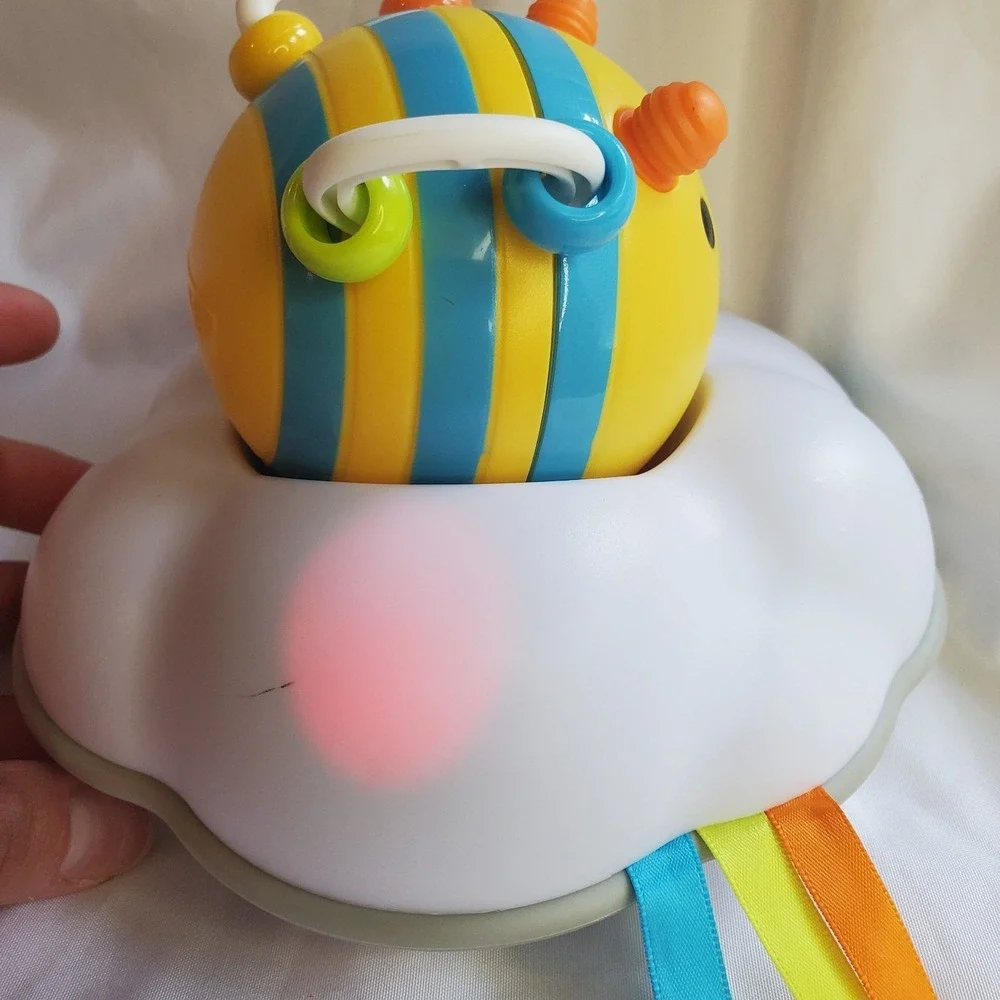 JUST BEE Skip Hop Explore Follow-me Bee 3-Stage Developmental Learning Crawl Toy